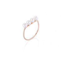 Anello Burato Donna in Oro rosa Perla CJ537 - CJ537-53